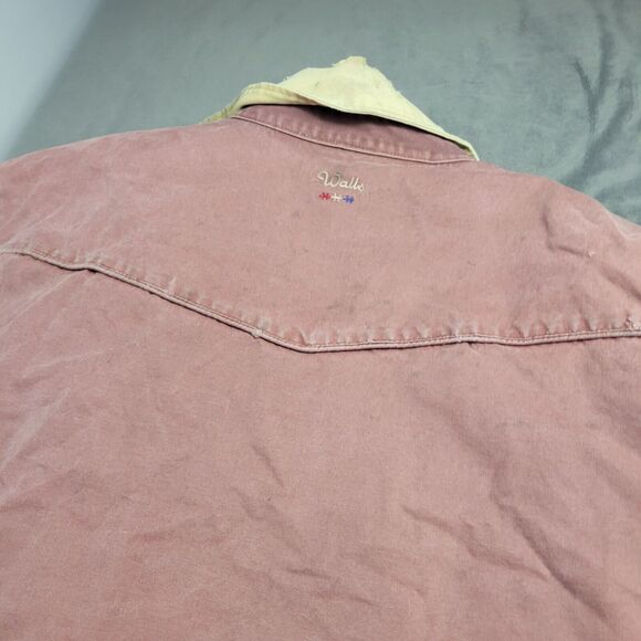 Vintage Walls Ranch Wear Work Jacket With Corduroy Collar - Distressed Style Men - Picture 9 of 16